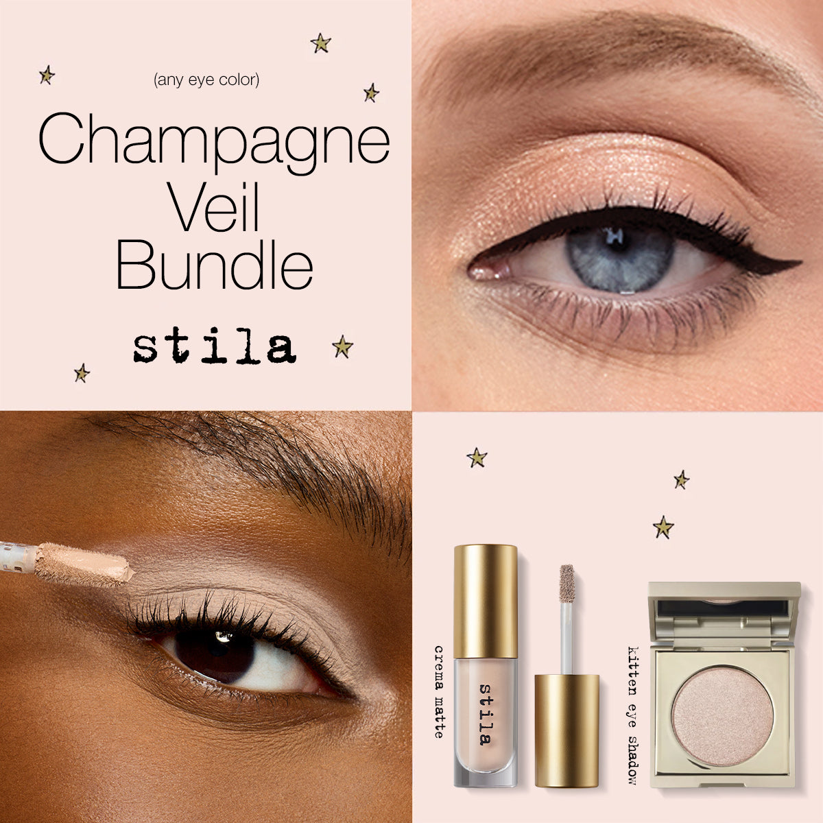 Champagne Veil Eye Bundle (Any Eye Color) - Limited Time Exclusive